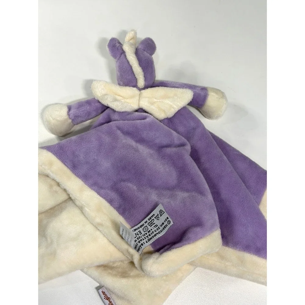 Teddykompaniet Diinglisar Purple White Back Unicorn Lovey Soft Unisex Cuddle Toy